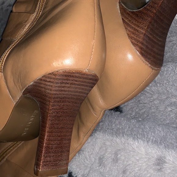 Gianni Bini Camel Leather Knee High Boots — 6 - Picture 12 of 16